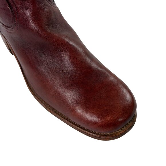 Vintage FRYE Campus Tall Leather Boots Mens Size 12 D Mahogany Made in USA - Picture 7 of 12